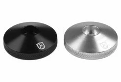 Velo Orange Capot De Direction VéloOrange Knurled Stem Cap Noir Argent