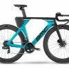 Produit Reconditionné - Vélo De Triathlon BMC Timemachine 01 Disc One Sram Force ETap AXS 12V 700 Mm Turquoise Noir 2022 Bleu / Noir