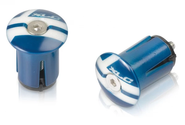Embouts De Guidon XLC GR-02 Bleu 1 Embouts De Guidon XLC GR-02 Bleu