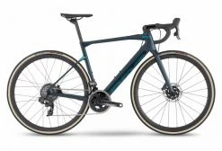 Vélo De Route Électrique BMC Roadmachine AMP One Sram Force ETap AXS 12V 350 Wh 700 Mm Bleu Petrol Turquoise 2023