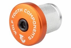 Expandeur Wolf Tooth Compression Plug With Integrated Spacer Stem Cap 1 1/8'' Orange