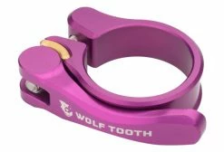 Collier De Selle à Serrage Rapide Wolf Tooth Seatpost Clamp Quick Release Violet