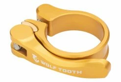 Collier De Selle à Serrage Rapide Wolf Tooth Seatpost Clamp Quick Release Or