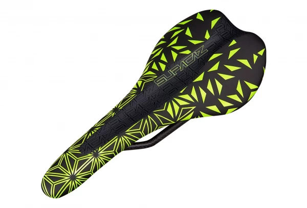 Selle SUPACAZ Scorch Carbon Jaune Fluo 1 Selle SUPACAZ Scorch Carbon Jaune Fluo