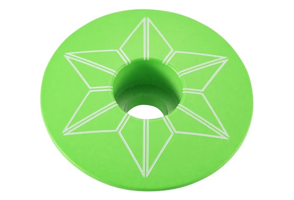 Capot De Direction Supacaz Capz Powder Coated Neon Vert 1 Capot De Direction Supacaz Capz Powder Coated Neon Vert