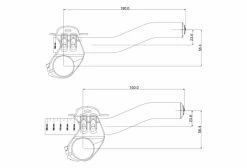 Prolongateurs Deda Superzero TT Clip-On Aluminium Noir -Outlet d'accessoires unnamed file 6313