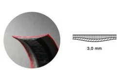 Ruban De Cintre Fizik Tempo Microtex Bondcush Soft - Rouge -Outlet d'accessoires unnamed file 6374