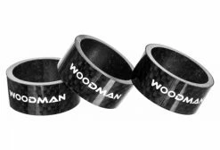 Entretoises De Direction Woodman Carbone 15mm (x3)