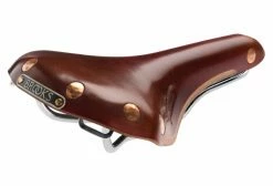 Brooks England BROOKS Selle SWIFT CHROME Marron