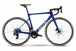 Vélo De Route BMC Teammachine SLR Four Sram Rival ETap AXS 12V 700 Mm Blue Brushed 2022