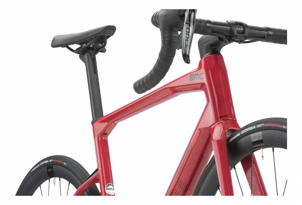 Vélo De Route BMC Roadmachine 01 Four Sram Force ETap AXS 12V 700 Mm Rouge Coral 2023 6 Vélo De Route BMC Roadmachine 01 Four Sram Force ETap AXS 12V 700 Mm Rouge Coral 2023 – Image 6